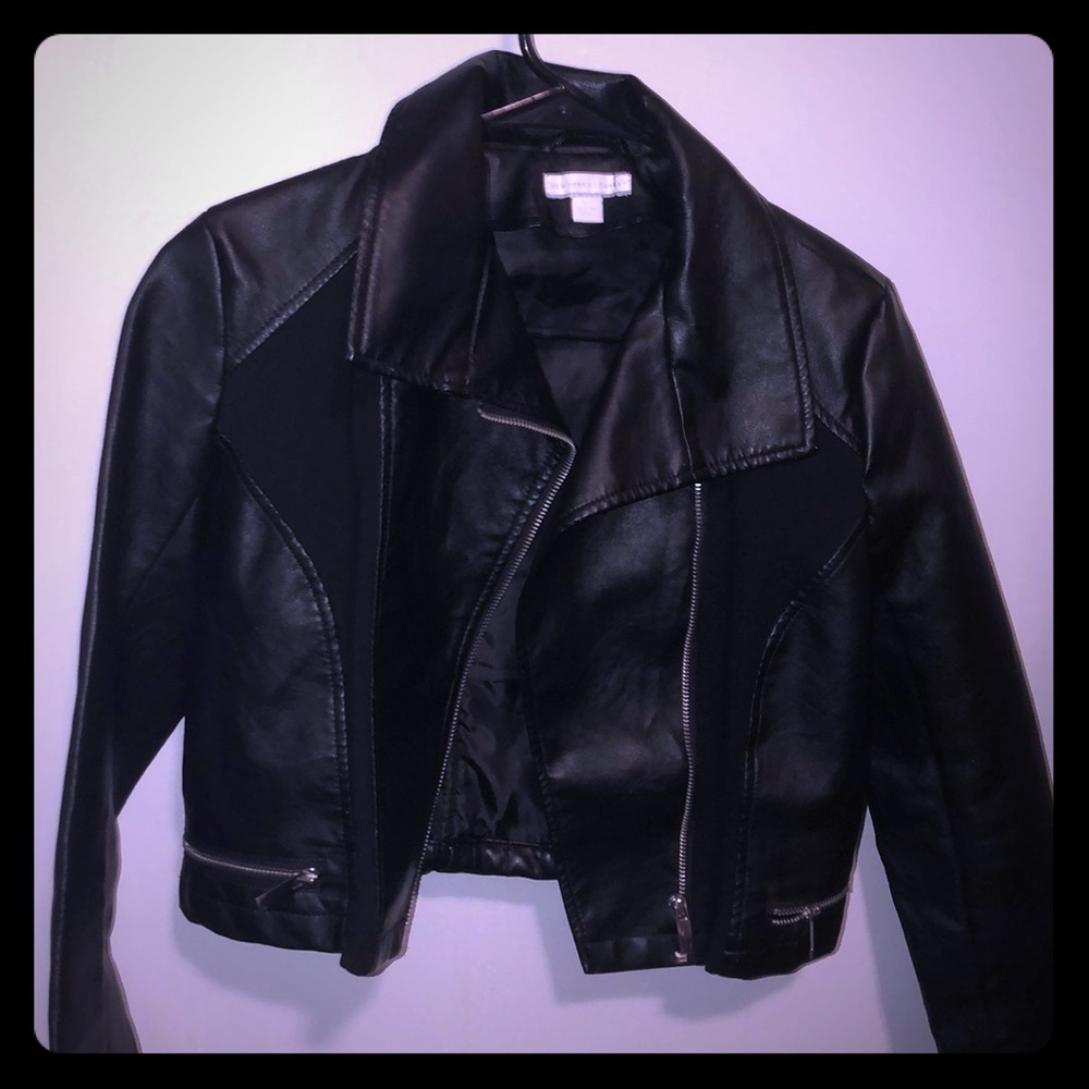 New York and company black and silver jacket